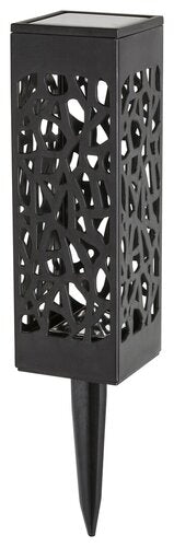 Lampa LED exterior solara Mora, negru, 0,16W, 2lm, 3000K, IP23, Rabalux, 8949