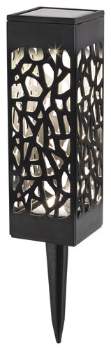 Lampa LED exterior solara Mora, negru, 0,16W, 2lm, 3000K, IP23, Rabalux, 8949