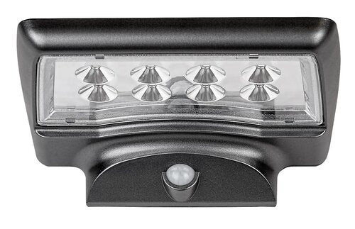 Aplica LED exterior solara cu senzor Moselle, negru, 4W, 300lm, 4000K, IP44, Rabalux, 77014