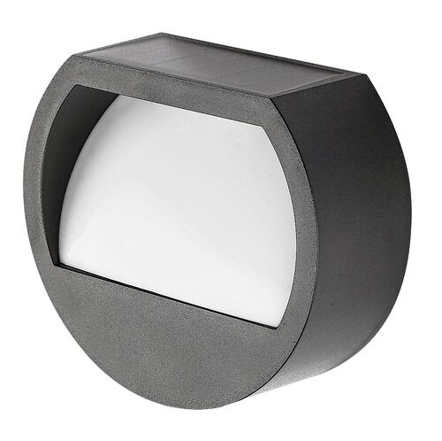 Aplica LED exterior solara Narmada, negru, 0,5W, 13lm, 4000K, IP44, Rabalux, 77004
