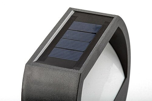 Aplica LED exterior solara Narmada, negru, 0,5W, 13lm, 4000K, IP44, Rabalux, 77004