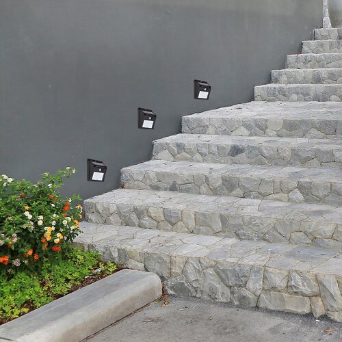 Aplica LED exterior solara cu senzor Ostrava, negru, 1.3W, 100lm, 4000K, IP44, Rabalux, 7880