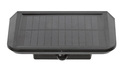 Aplica LED exterior solara cu senzor Qesa, negru, 10W, 460lm, 4000K, IP44, Rabalux, 77005