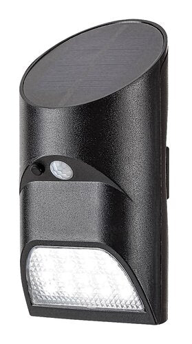 Aplica LED exterior solara cu senzor Sepik, negru, 3.6W, 150lm, 4000K, IP44, Rabalux, 77013