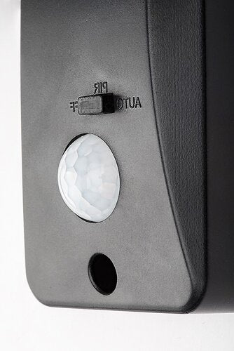 Aplica LED exterior solara cu senzor Valpovo, negru, 2.4W, 250lm, 4000K, IP44, Rabalux, 77019