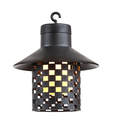 Ghirlanda LED exterior solara Ximpu, negru, 0.1W, 5lm, 2700K, L.4.8m, IP44, Rabalux, 77003