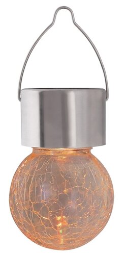 Corp LED solar Yola, crom satin, 0.06W, 1lm, RGB, IP44, Rabalux, 7850