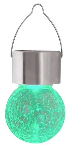 Corp LED solar Yola, crom satin, 0.06W, 1lm, RGB, IP44, Rabalux, 7850