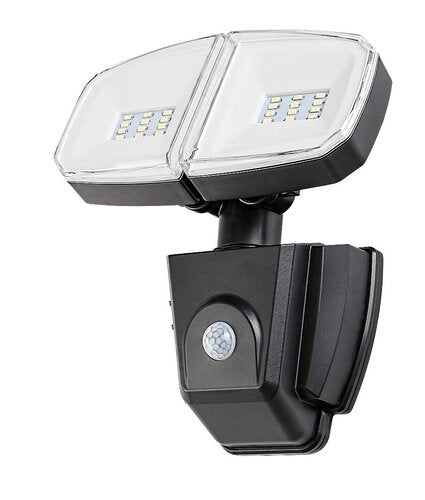 Aplica LED exterior solara cu senzor Zlarin, negru, 12W, 700lm, 4000K, IP44, Rabalux, 77012