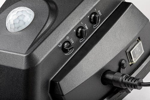 Aplica LED exterior solara cu senzor Zlarin, negru, 12W, 700lm, 4000K, IP44, Rabalux, 77012