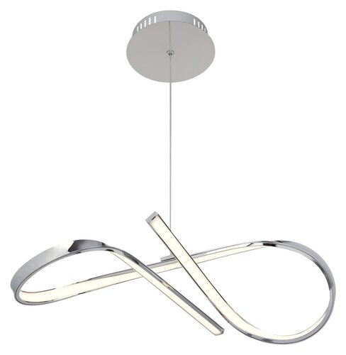 Lustra suspendata LED Aniela, crom, 20W, 1600lm, 4000K, IP20, Rabalux, 2188