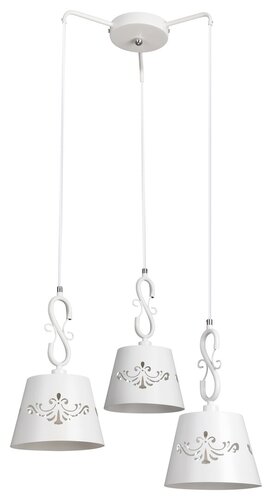 Lustra suspendata Anna, alb mat, 3xE14, IP20, Rabalux, 2234