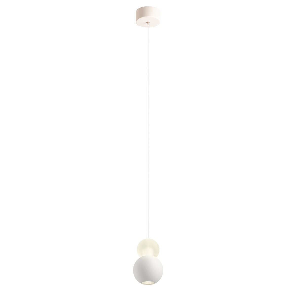 Lustra suspendata LED Aoba , alb mat, 8W, 851lm, 3000K, IP20, Redo, 01-2692