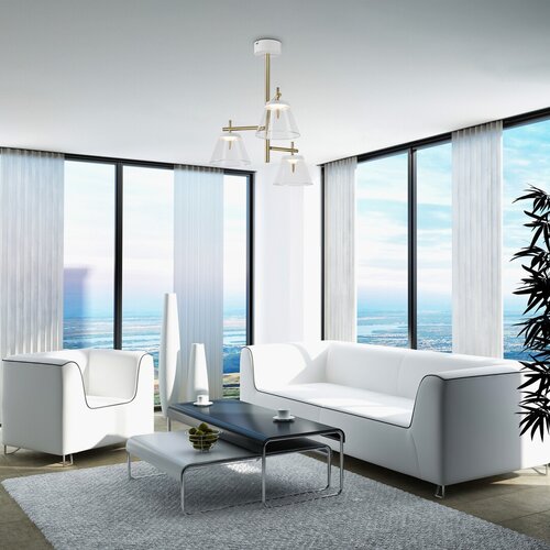 Lustra suspendata LED Aviana, alb, 18W, 1440lm, 4000K, IP20, Rabalux, 5031