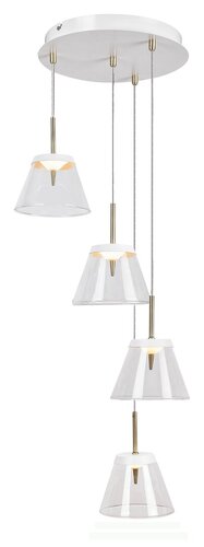 Lustra suspendata LED Aviana, alb, 24W, 1920lm, 4000K, IP20, Rabalux, 5032