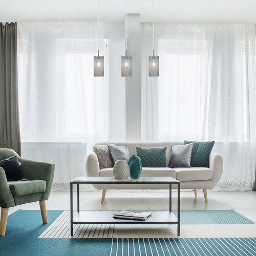 Lustra suspendata Callia, gri, 3xE14, IP20, Rabalux, 3019