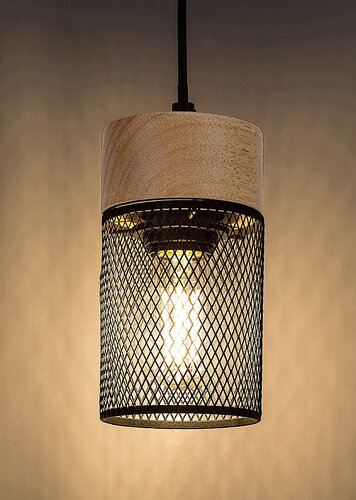 Lustra suspendata Callum, fag, 1xE27, IP20, Rabalux, 72041