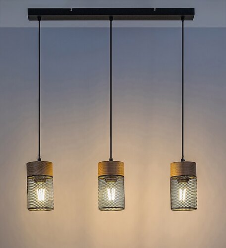 Lustra suspendata Callum, fag, 3xE27, IP20, Rabalux, 72043