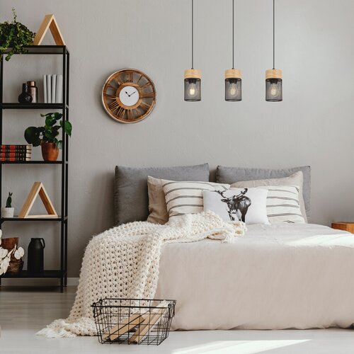 Lustra suspendata Callum, fag, 3xE27, IP20, Rabalux, 72043