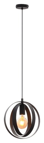 Lustra suspendata Cortado, negru, 1xE27, IP20, Rabalux, 5360