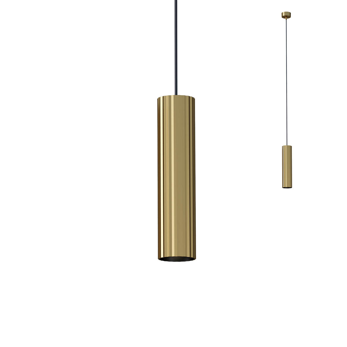 Lustra suspendata Delphi, auriu mat, 1xGU10, IP20, Redo, 01-2588