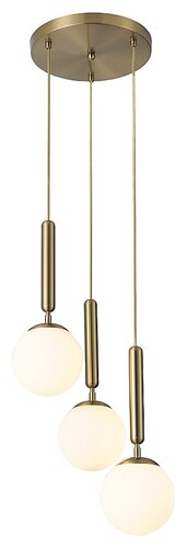 Lustra suspendata Divina, auriu, 3xE14, IP20, Rabalux, 5353