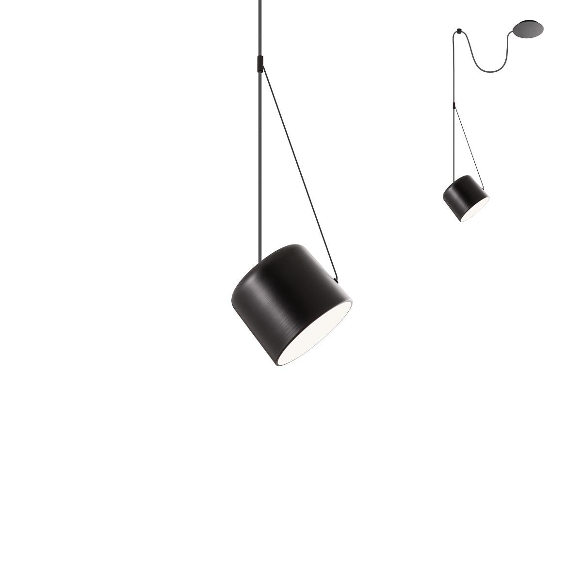 Lustra suspendata Dodo, negru, 1xE27,  IP20, Redo, 01-1824