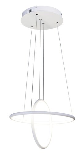 Lustra suspendata LED Donatella, alb, 37W, 2300lm, 4000K, IP20, Rabalux, 2544