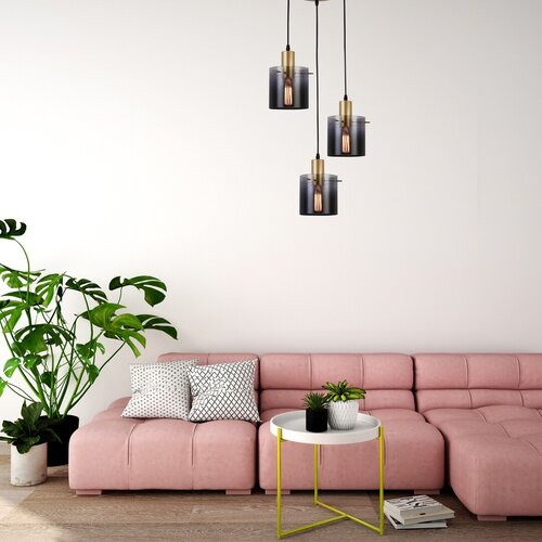 Lustra suspendata Donati, auriu, 3xE27, IP20, Rabalux, 5223