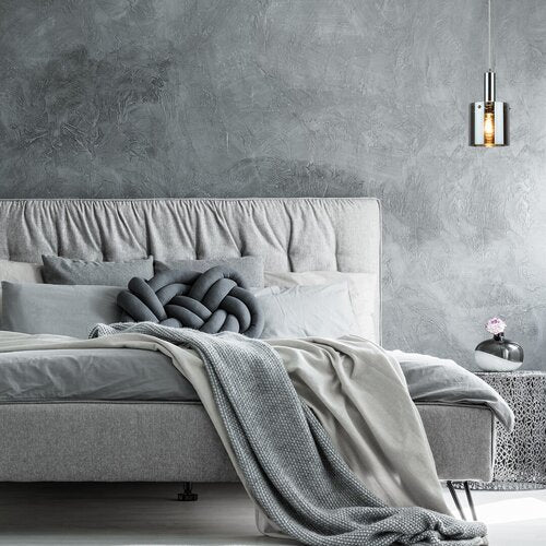 Lustra suspendata Donati, crom, 1xE27, IP20, Rabalux, 5249