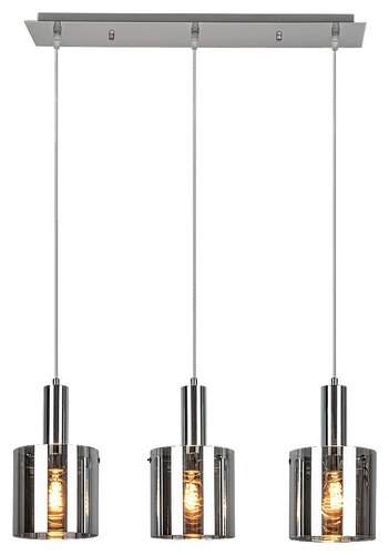 Lustra suspendata Donati, crom, 3xE27, IP20, Rabalux, 5250