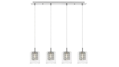 Lustra suspendata Duchess, crom, 4xG9, IP20, Rabalux, 3116