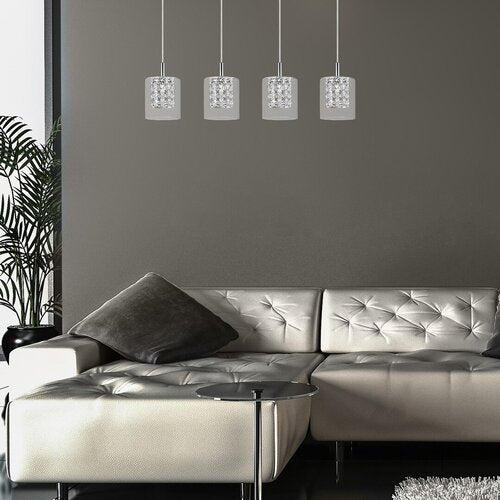 Lustra suspendata Duchess, crom, 4xG9, IP20, Rabalux, 3116