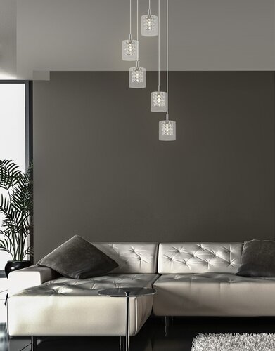 Lustra suspendata Duchess, crom, 5xG9, IP20, Rabalux, 3117