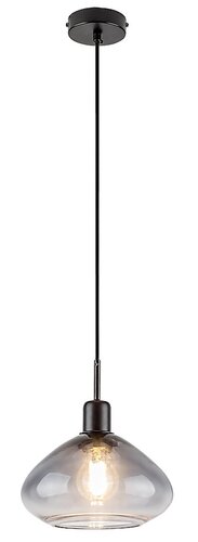 Lustra suspendata Dvora, negru mat, 1xE27, IP20, Rabalux, 72021