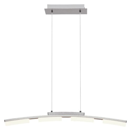 Lustra suspendata LED Eucalyptus, crom satin, 20W, 1650lm, 3000K, IP20, Rabalux, 2957