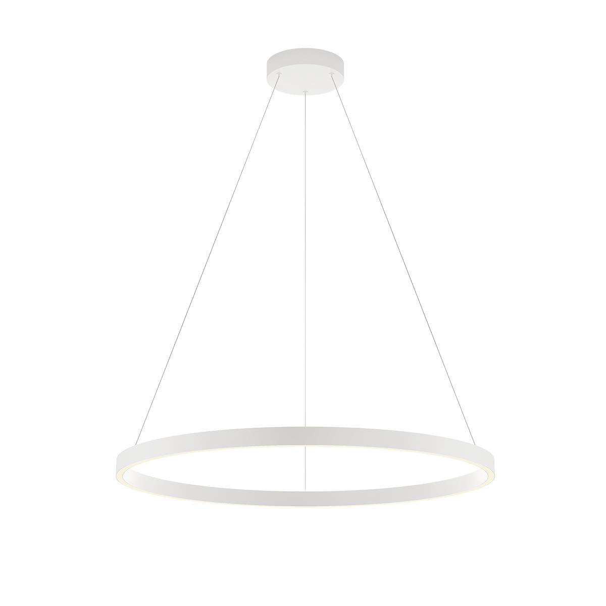 Lustra LED Febe, alb mat, 50W, 6800lm, 3000K, IP20, Redo, 01-2869