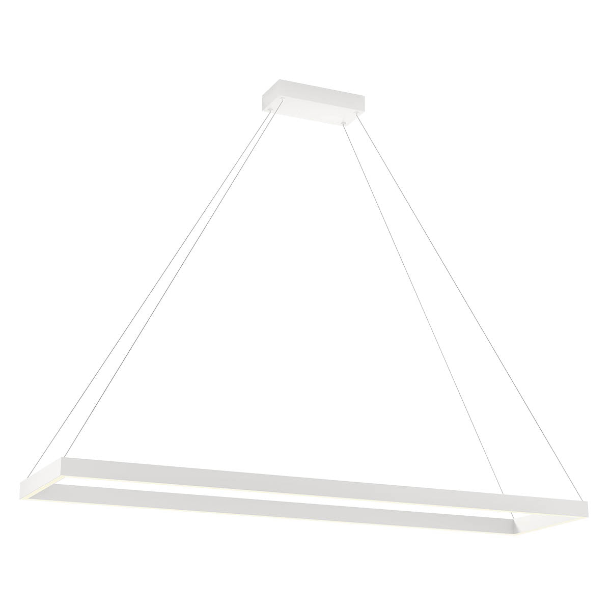 Lustra LED Febe, alb mat, 50W, 6800lm, 3000K, IP20, Redo, 01-2923