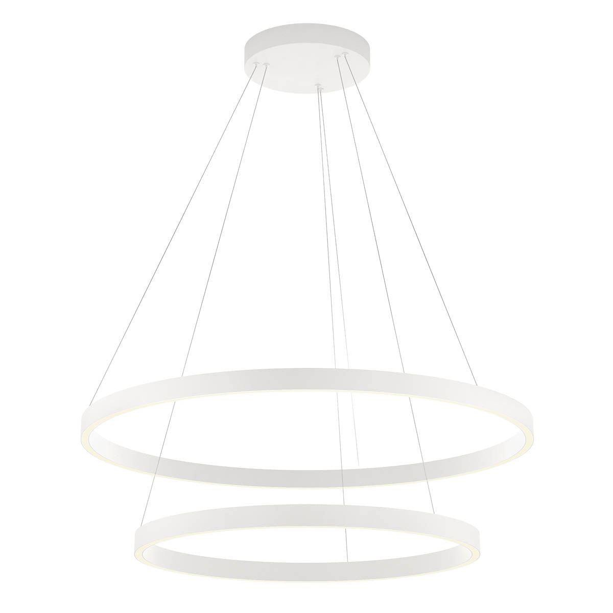 Lustra LED Febe, alb mat, 82W, 11152lm, 3000K, IP20, Redo, 01-2893