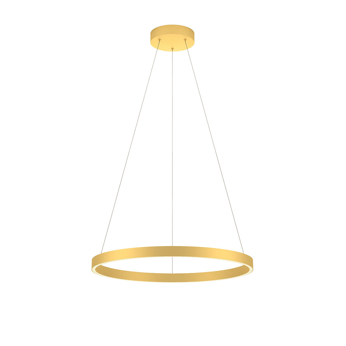 Lustra LED Febe, auriu mat, 37W, 5032lm, 3000K, IP20, Redo, 01-2865