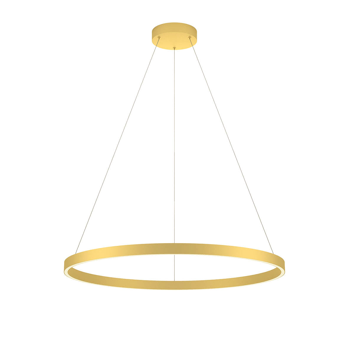 Lustra LED Febe, auriu mat, 50W, 6800lm, 3000K, IP20, Redo, 01-2871