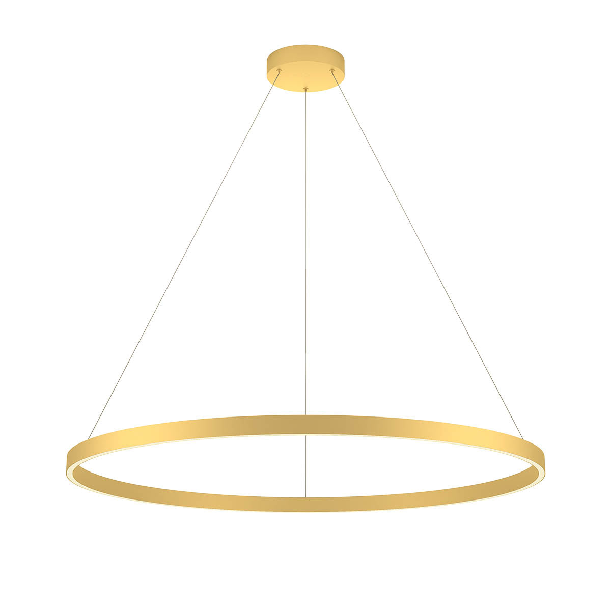 Lustra LED Febe, auriu mat, 62W, 8432lm, 3000K, IP20, Redo, 01-2877