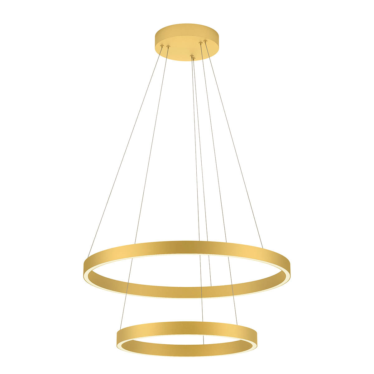 Lustra LED Febe, auriu mat, 62W, 8680lm, 4000K, IP20, Redo, 01-2890