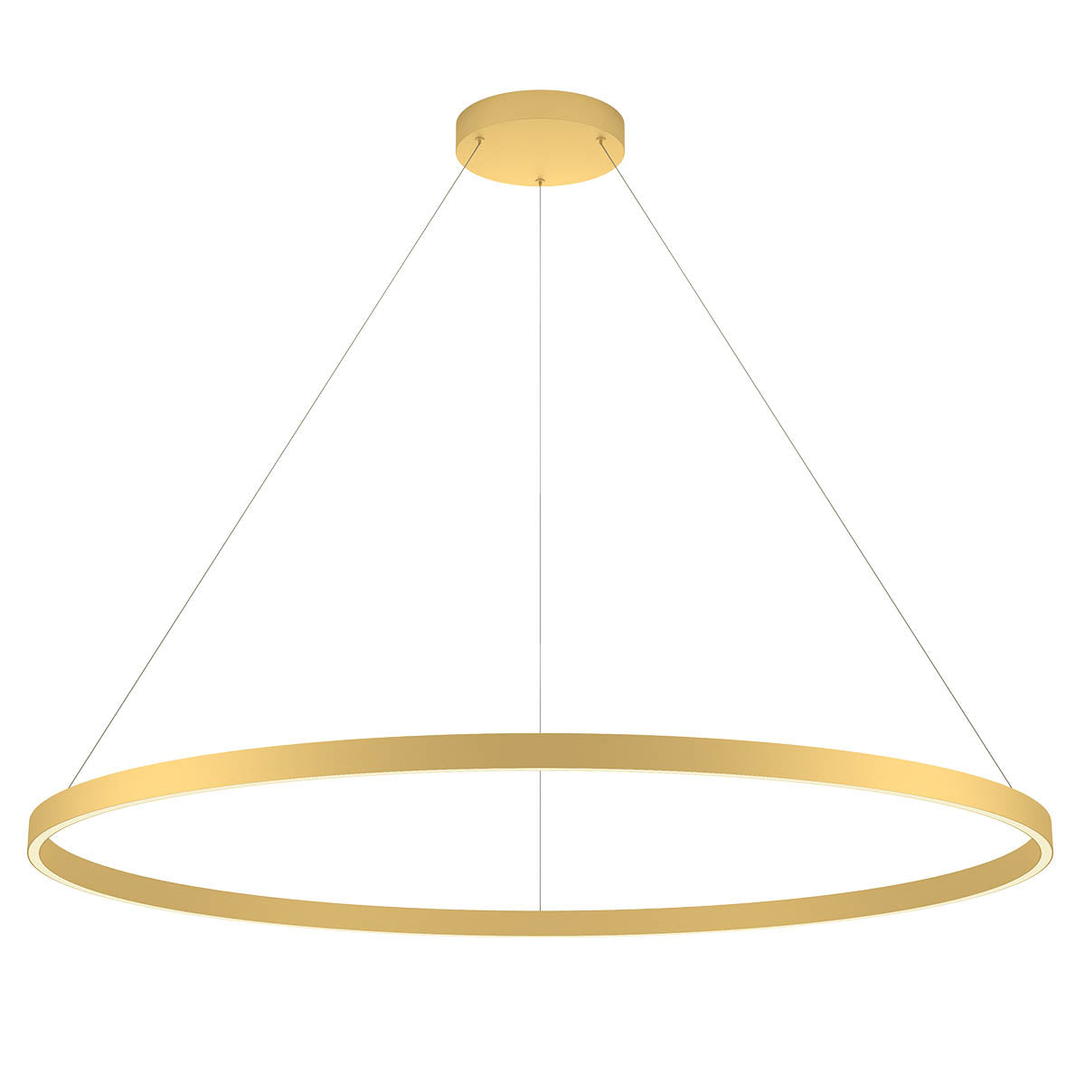 Lustra LED Febe, auriu mat, 75W, 10200lm, 3000K, IP20, Redo, 01-2883