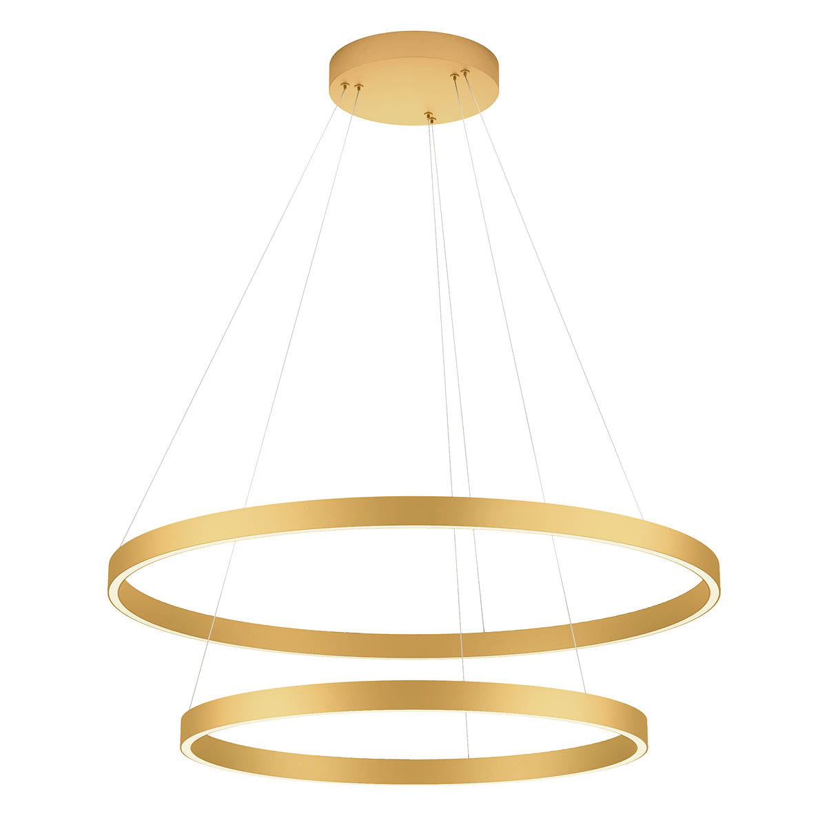 Lustra LED Febe, auriu mat, 82W, 11152lm, 3000K, IP20, Redo, 01-2895