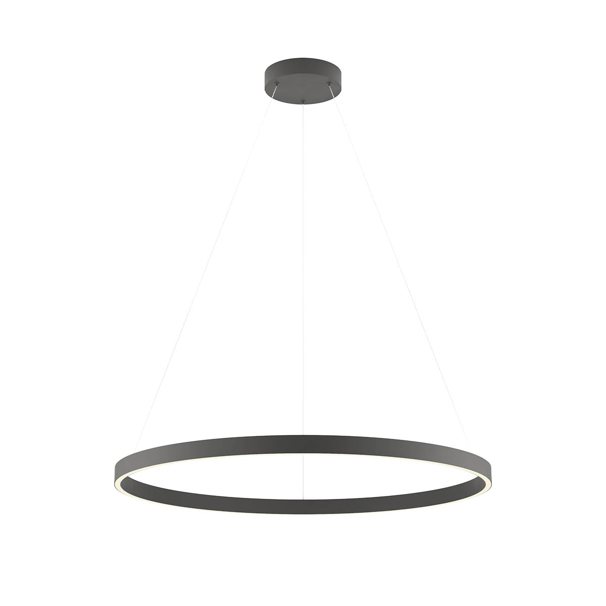 Lustra LED Febe, negru mat, 50W, 6800lm, 3000K, IP20, Redo, 01-2873