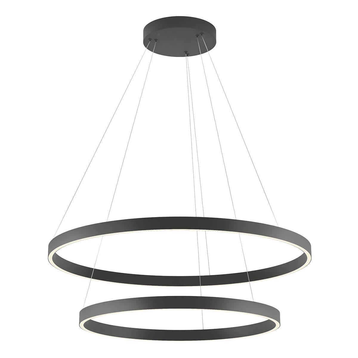 Lustra LED Febe, negru mat, 82W, 11152lm, 3000K, IP20, Redo, 01-2897