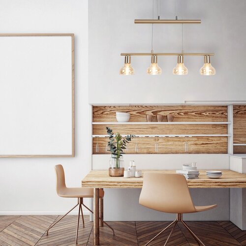 Lustra suspendata Holly, auriu antic, 4xE14, IP20, Rabalux, 5551