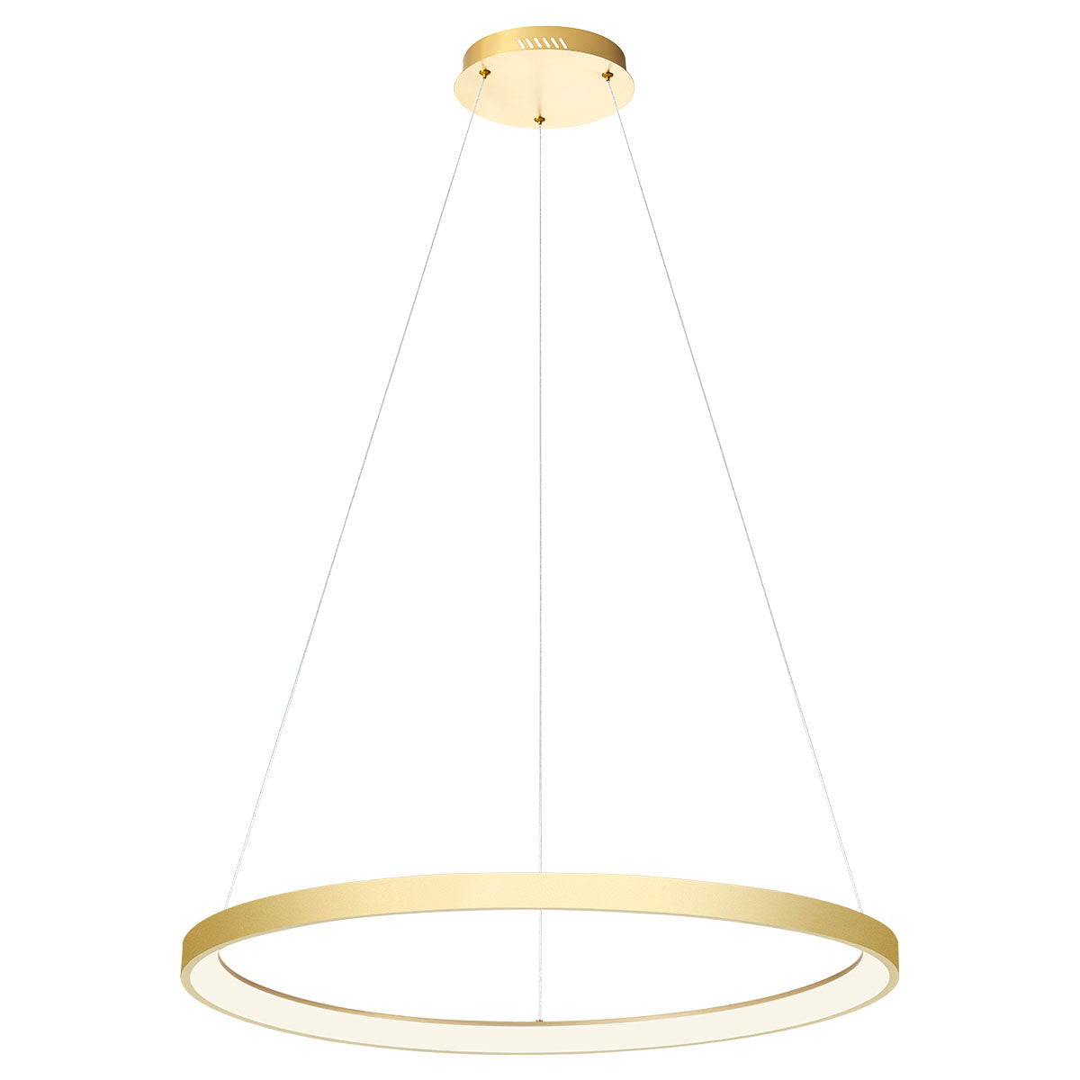 Lustra LED Iconic, auriu mat, 60W, 7176lm, 3000K, IP20, Redo, 01-2676