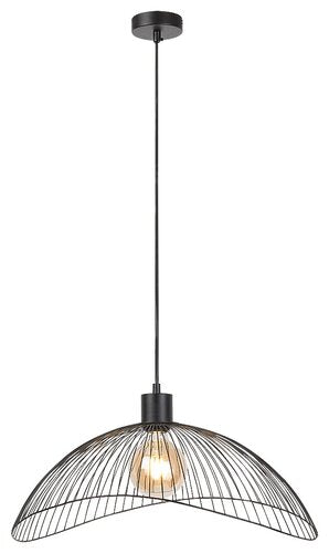 Lustra suspendata Iduna, negru mat, 1xE27, IP20, Rabalux, 4347